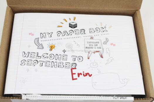 My Paper Box September 2023 Review