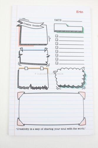 Personalized Notepad