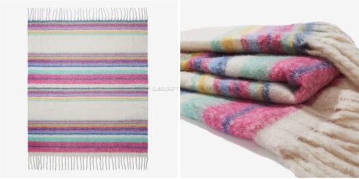 Free People - Fringe Throw Blanket - $78 Value
