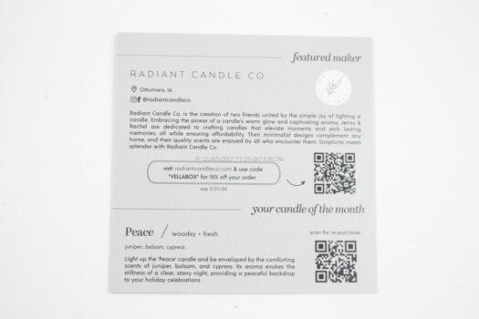 Vellabox December 2023 Candle Review