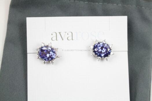 Ava Rose Raleigh Stone Studs 