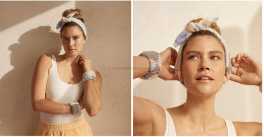 PJ Salvage - Spa Headband and Wristband Set - $28 Value