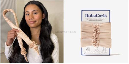 RobeCurls® - The Original Heatless Curling Headband™ in Cream - $27.99 Value