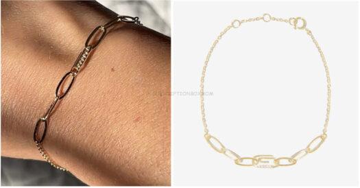 By Adina Eden Pavé Safety Pin Paperclip Bracelet - $48 Value