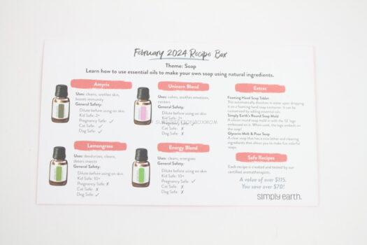 Simply Earth February 2024 Essential Oil Review