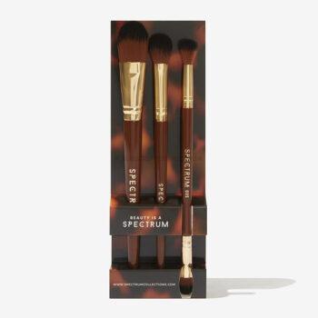 Spectrum Collections - Pantherine 3 Piece Eye and Face Makeup Brush Set - $25 Value