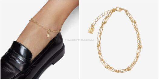 DANNIJO - Double Gold Anklet - $140 Value