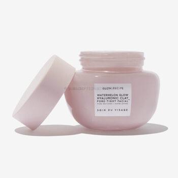 GLOW Recipe - Watermelon Glow Clay Pore Tight Facial Mask - $40 Value