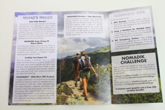 Nomadik Summer 2025 "Ready to Roam" Box Quarterly Subscription Review
